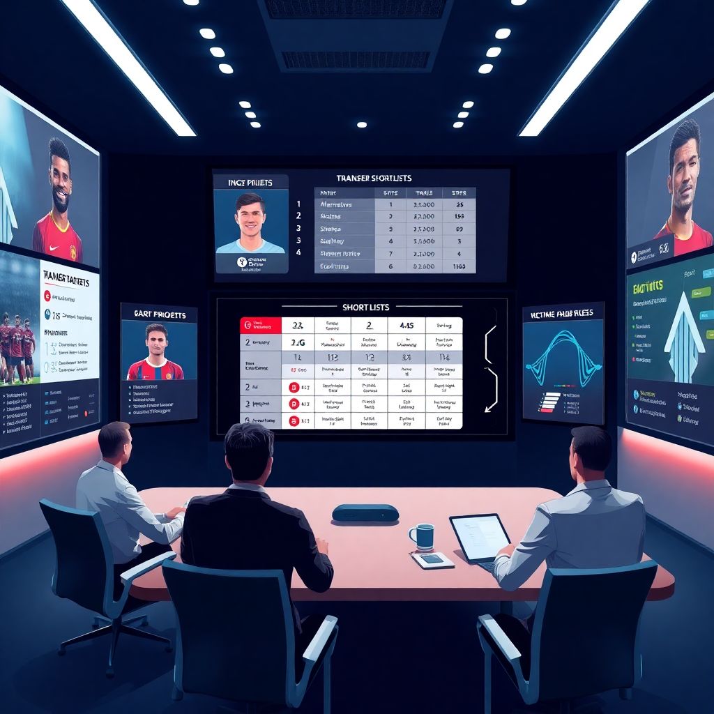 Как составляются списки трансферных целей клубов в современном футболе
