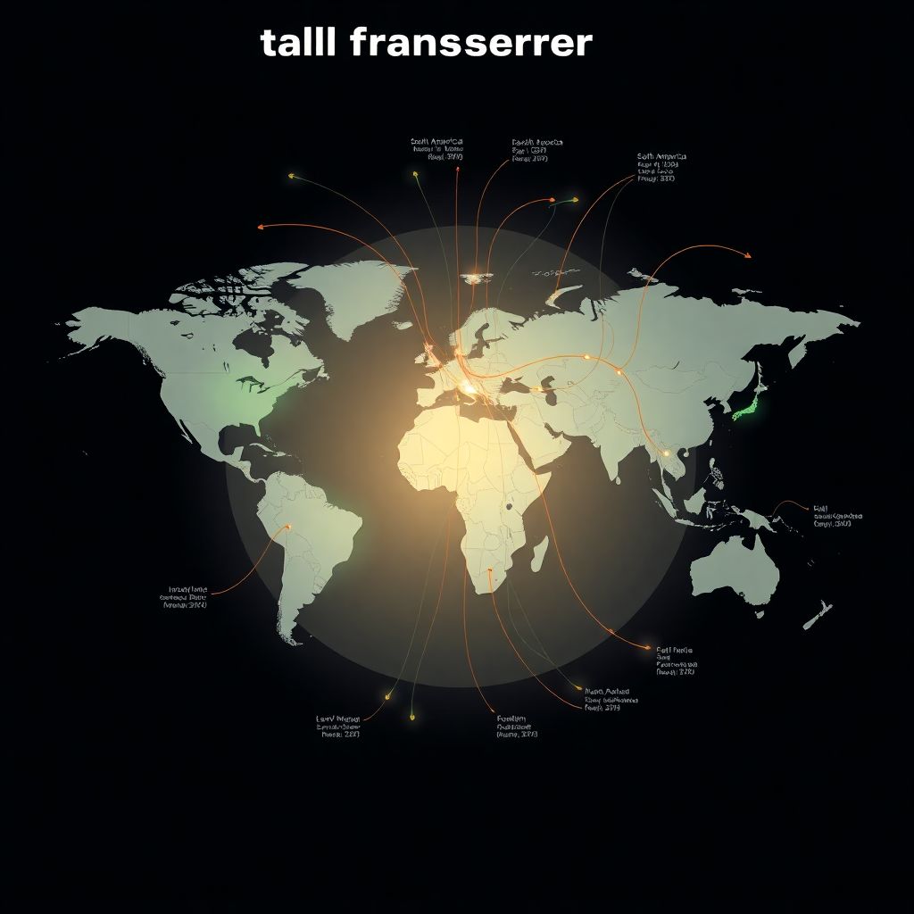 Инфографика: карта трансферов по континентам в мировом футболе