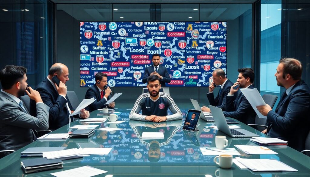 Как клубы ведут переговоры с несколькими кандидатами - иллюстрация