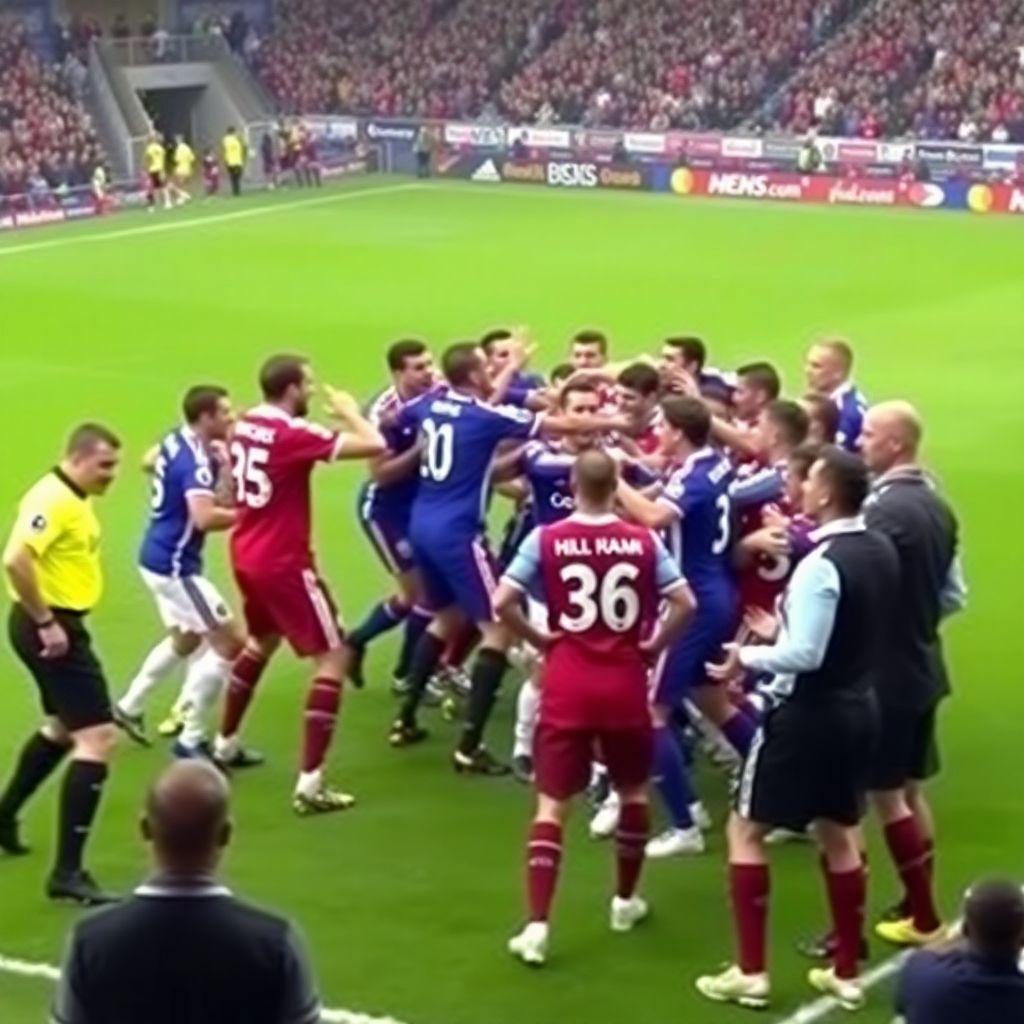 Футбольная ассоциация Англии оштрафовала Челси и Вест Хэм за массовую драку